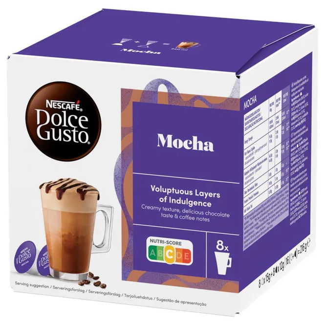 Hovedbilde Mocha 3 esker a 16Kapsler Dolce Gusto