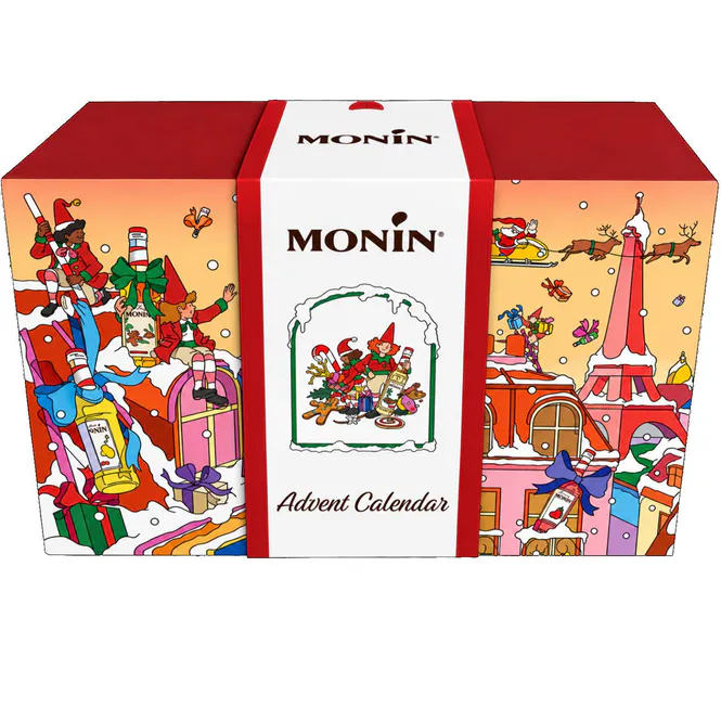 Hovedbilde Monin Adventskalender – 24 flasker a' 5cl med spennende smaker