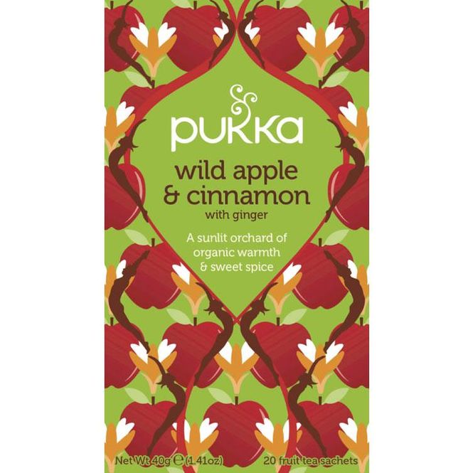 Hovedbilde Apple&cinnamon urtete økol 4 pakker a 20 poser pukka