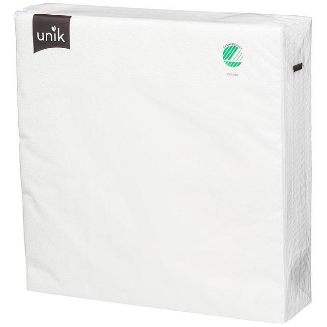 Hovedbilde Serv.middag hvit 40x40cm 350stk. Unik