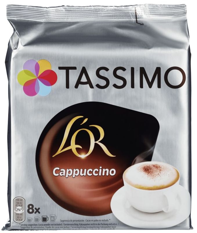 TASSIMO L'OR CAPPUCCINO 5 pakker a' 8 stk.