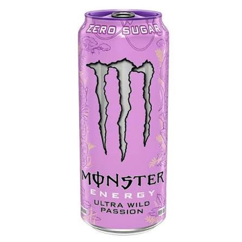 MONSTER ENERGY ULTRA WILD PASSION 473ml  (OUTLET) (Best før: )