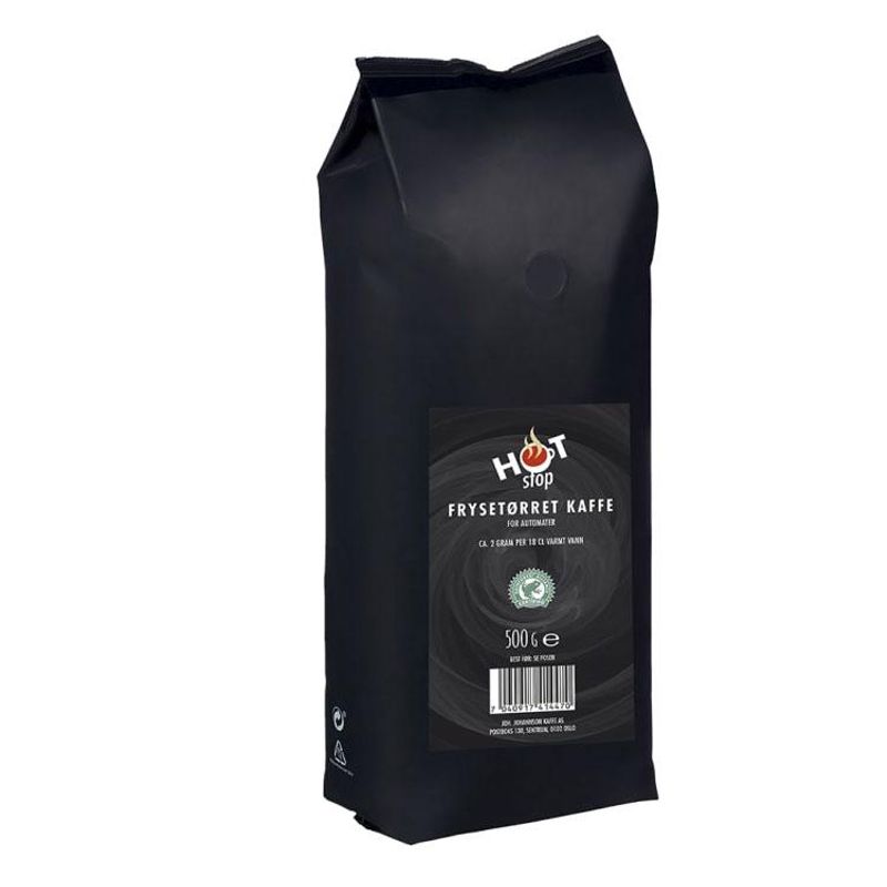 Hot stop kaffe frysetørret 500g