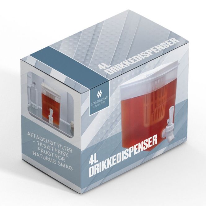 Hovedbilde Kaffelageret.no-Drikkedispenser i plast med Filter - 4 Liter med ...
