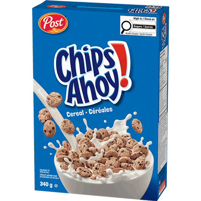 Hovedbilde Post Chips Ahoy Cereal 340g - Canada (OUTLET) (Best før: 11.2026)