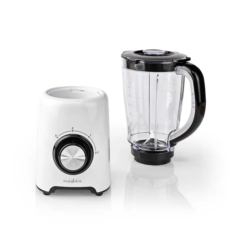 Stand Blender 800W 1.5L Plast 2 Hastighetsinnstillinger Hvit