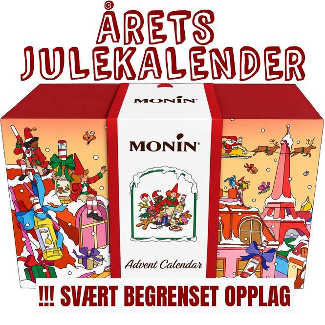 Hovedbilde Monin Adventskalender – 24 flasker a' 5cl med spennende smaker