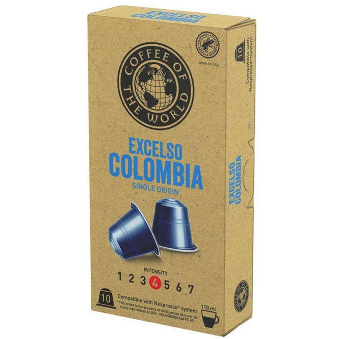 Hovedbilde Cotw colombia excelso kapsel 100 stk